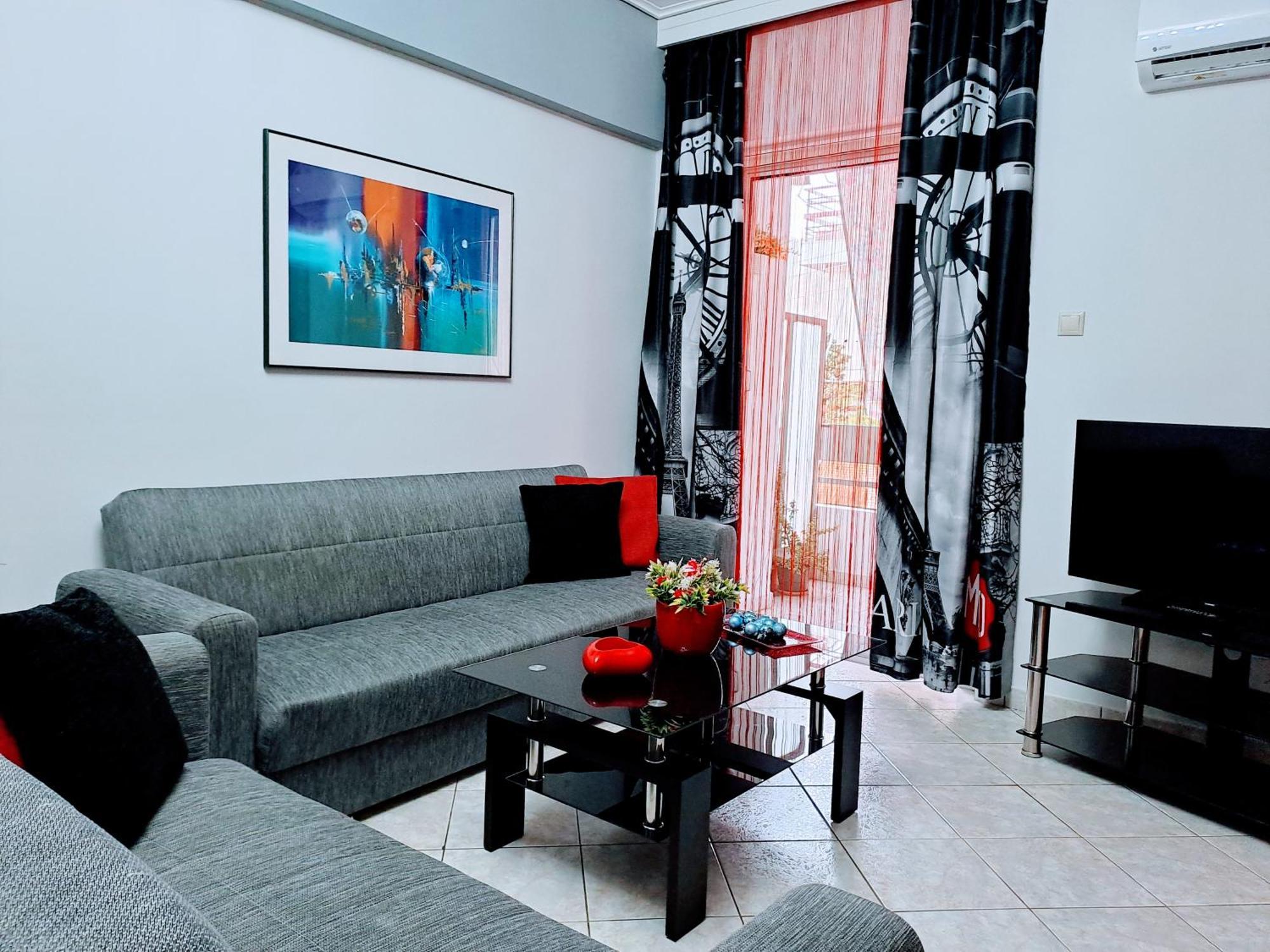 Bright Apartment In Nea Palatia • Oropos מראה חיצוני תמונה